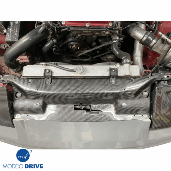 ModeloDrive Carbon Fiber GDEF Radiator Cooling Panel > Nissan 240SX 1989-1994 > 2/3dr - Image 4