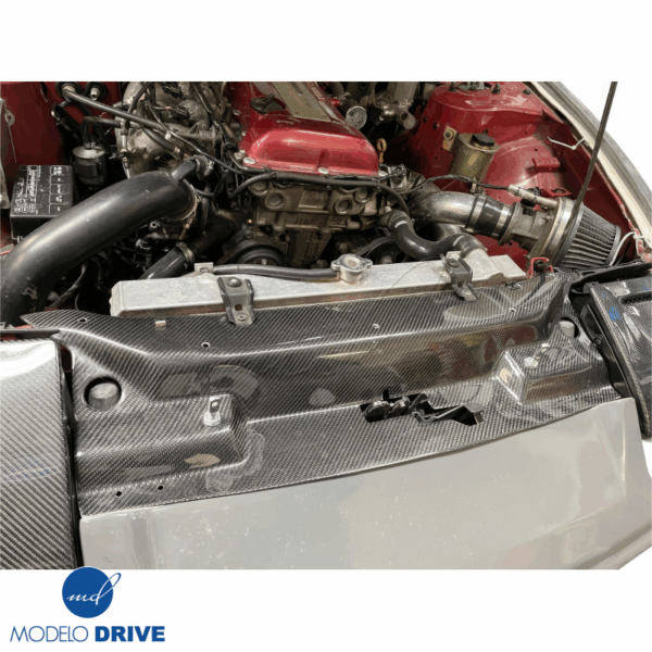ModeloDrive Carbon Fiber GDEF Radiator Cooling Panel > Nissan 240SX 1989-1994 > 2/3dr - Image 5