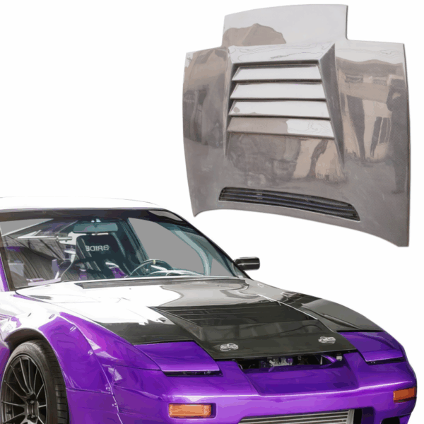 ModeloDrive Carbon Fiber DMA D1 Hood > Nissan 240SX 1989-1994 - Image 6