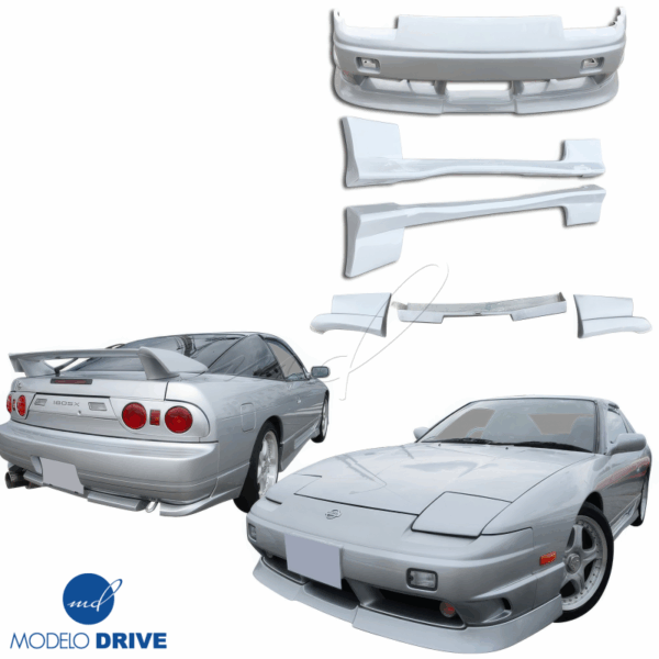 ModeloDrive FRP Type-X Body Kit 6pc > Nissan 240SX 1989-1994 > 3dr Hatch - Image 2