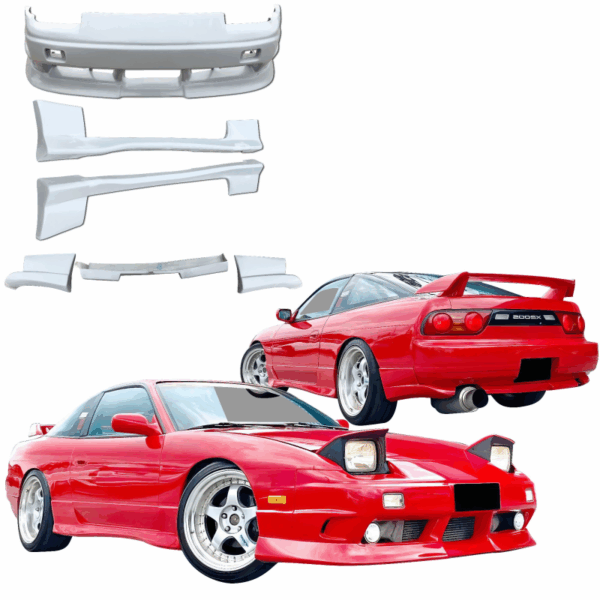 ModeloDrive FRP Type-X Body Kit 6pc > Nissan 240SX 1989-1994 > 3dr Hatch - Image 3