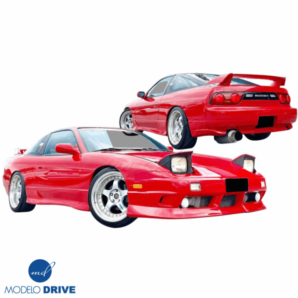 ModeloDrive FRP Type-X Body Kit 6pc > Nissan 240SX 1989-1994 > 3dr Hatch - Image 4