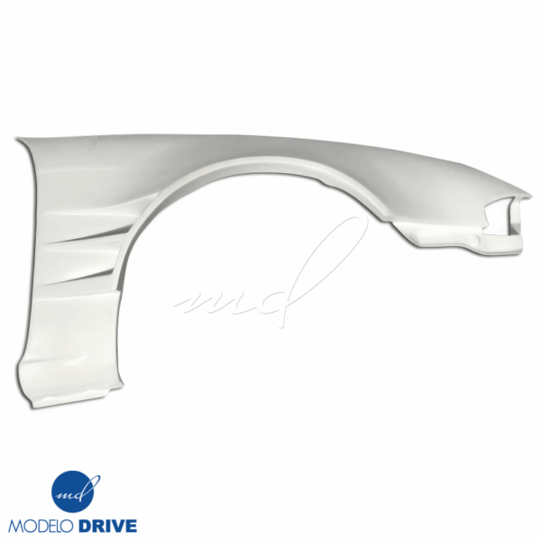 ModeloDrive FRP ORI t4 75mm Wide Body Fenders (front) 6pc > Nissan 240SX (S14) 1995-1996 - Image 15