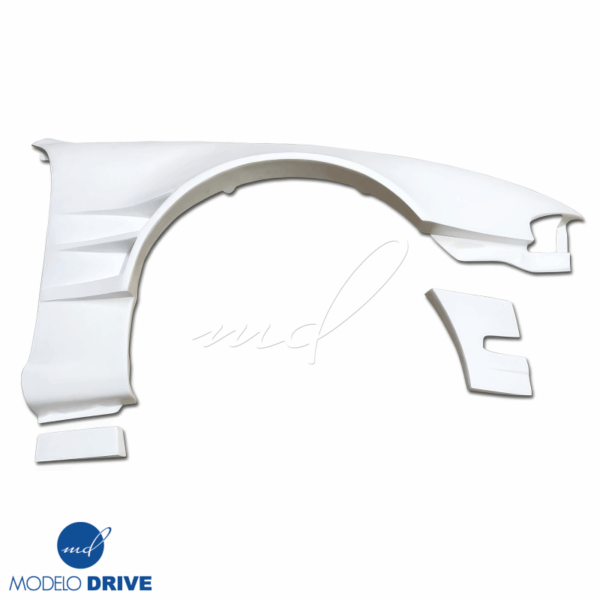ModeloDrive FRP ORI t4 75mm Wide Body Fenders (front) 6pc > Nissan 240SX (S14) 1995-1996 - Image 26