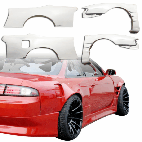 ModeloDrive FRP ORI t3 45/55mm Fenders Set > Nissan 240SX (S14) 1997-1998 - Image 2