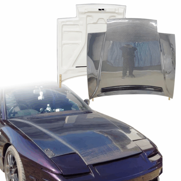 ModeloDrive Carbon Fiber ORI v2 Hood > Nissan 240SX 1989-1994 - Image 8