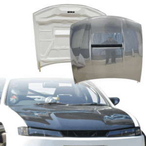 ModeloDrive Carbon Fiber MSPO Hood > Nissan 240SX (S14) 1997-1998
