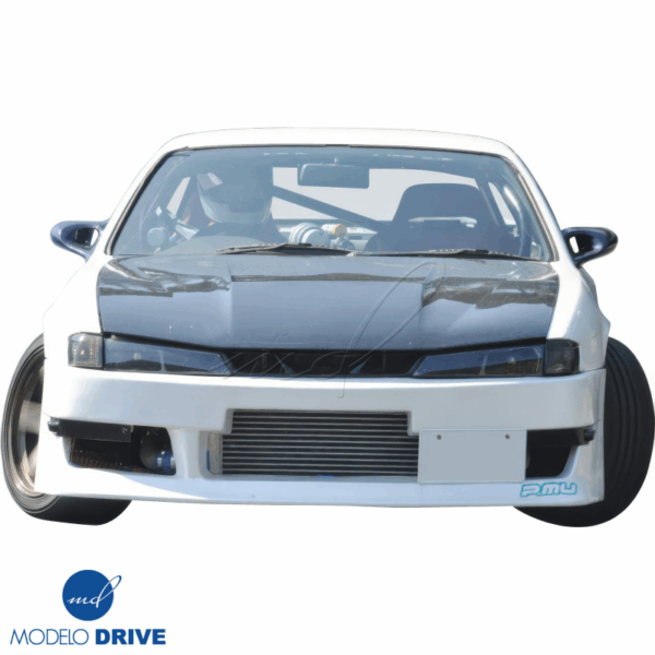 ModeloDrive Carbon Fiber MSPO Hood > Nissan 240SX (S14) 1997-1998 - Image 3