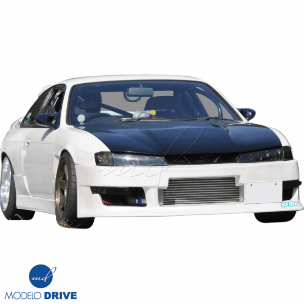 ModeloDrive Carbon Fiber MSPO Hood > Nissan 240SX (S14) 1997-1998 - Image 4