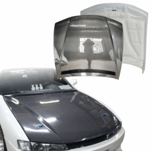 ModeloDrive Carbon Fiber ORI v2 Hood > Nissan 240SX (S14) 1997-1998