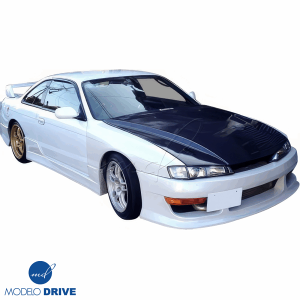 ModeloDrive Carbon Fiber ORI v2 Hood > Nissan 240SX (S14) 1997-1998 - Image 4