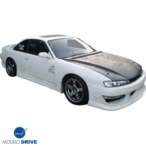 ModeloDrive Carbon Fiber ORI v2 Hood > Nissan 240SX (S14) 1997-1998 - Image 5