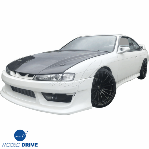 ModeloDrive Carbon Fiber ORI v2 Hood > Nissan 240SX (S14) 1997-1998 - Image 6
