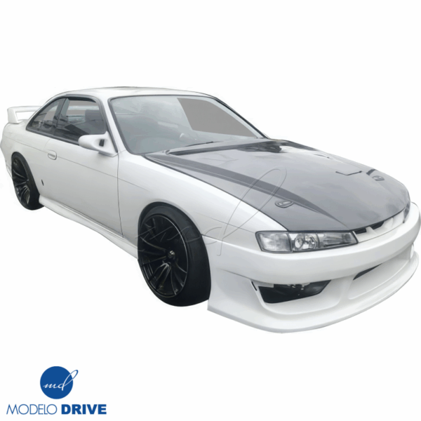 ModeloDrive Carbon Fiber ORI v2 Hood > Nissan 240SX (S14) 1997-1998 - Image 7