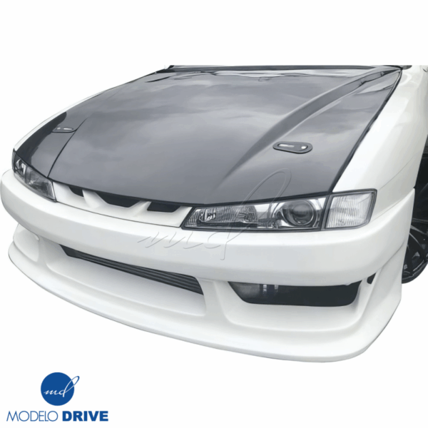 ModeloDrive Carbon Fiber ORI v2 Hood > Nissan 240SX (S14) 1997-1998 - Image 8
