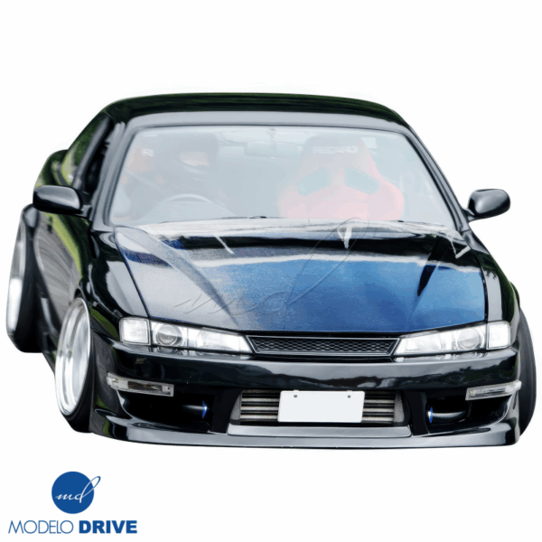 ModeloDrive Carbon Fiber ORI v2 Hood > Nissan 240SX (S14) 1997-1998 - Image 10