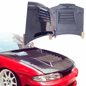 ModeloDrive Carbon Fiber DMA D1 Hood > Nissan 240SX (S14) 1995-1996