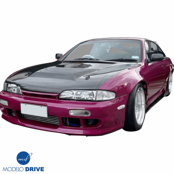 ModeloDrive Carbon Fiber DMA D1 Hood > Nissan 240SX (S14) 1995-1996 - Image 6