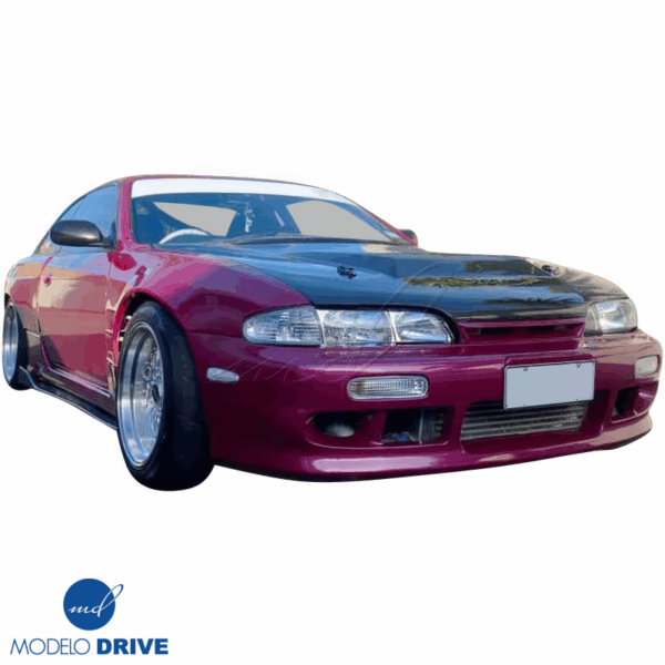ModeloDrive Carbon Fiber DMA D1 Hood > Nissan 240SX (S14) 1995-1996 - Image 7