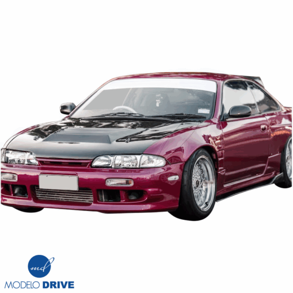ModeloDrive Carbon Fiber DMA D1 Hood > Nissan 240SX (S14) 1995-1996 - Image 8