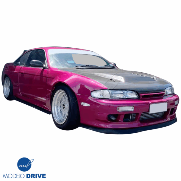 ModeloDrive Carbon Fiber DMA D1 Hood > Nissan 240SX (S14) 1995-1996 - Image 9