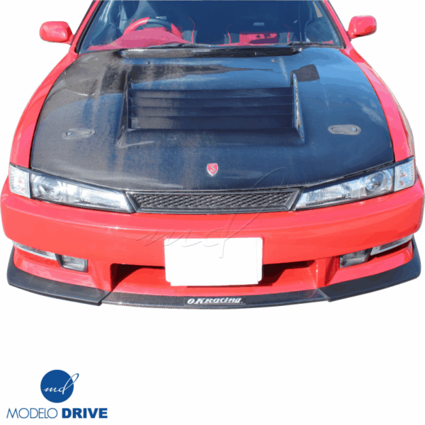 ModeloDrive Carbon Fiber DMA D1 Hood > Nissan 240SX (S14) 1997-1998 - Image 2