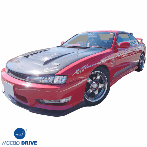 ModeloDrive Carbon Fiber DMA D1 Hood > Nissan 240SX (S14) 1997-1998 - Image 6