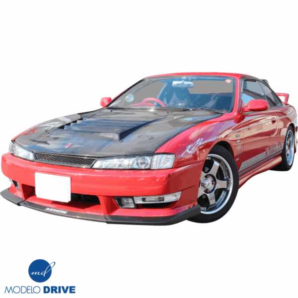 ModeloDrive Carbon Fiber DMA D1 Hood > Nissan 240SX (S14) 1997-1998 - Image 10
