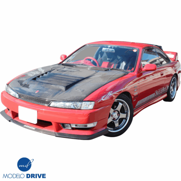 ModeloDrive Carbon Fiber DMA D1 Hood > Nissan 240SX (S14) 1997-1998 - Image 11