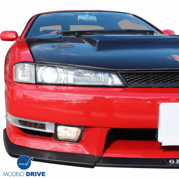 ModeloDrive Carbon Fiber DMA D1 Hood > Nissan 240SX (S14) 1997-1998 - Image 12