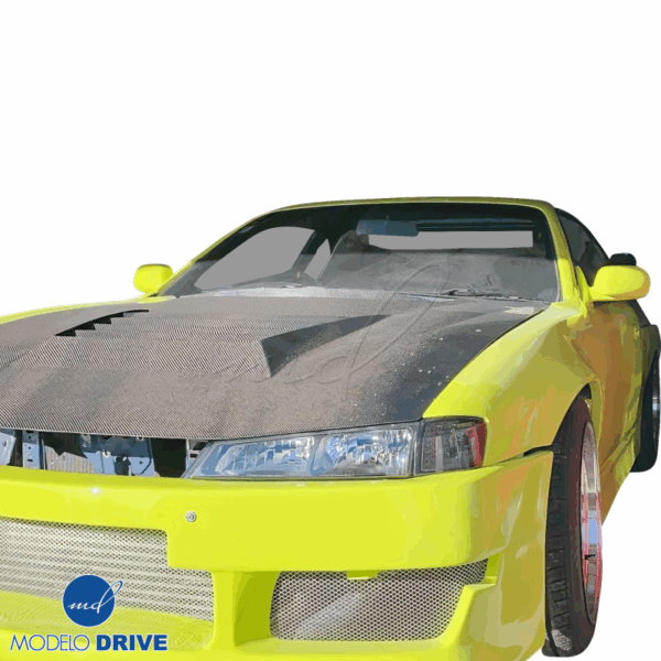ModeloDrive Carbon Fiber DMA D1 Hood > Nissan 240SX (S14) 1997-1998 - Image 23