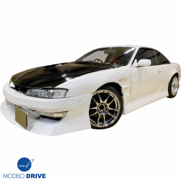 ModeloDrive FRP BSPO Wide Body 30mm Fenders (front) > Nissan 240SX (S14) 1997-1998 - Image 2