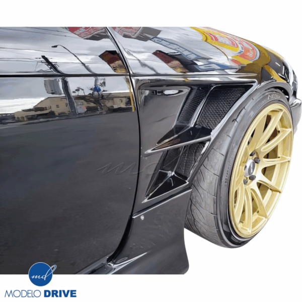 ModeloDrive FRP BSPO Wide Body 30mm Fenders (front) > Nissan 240SX (S14) 1997-1998 - Image 13