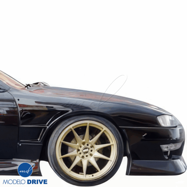 ModeloDrive FRP BSPO Wide Body 30mm Fenders (front) > Nissan 240SX (S14) 1997-1998 - Image 14