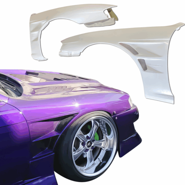 ModeloDrive FRP BSPO Wide Body 30mm Fenders (front) > Nissan 240SX (S14) 1997-1998 - Image 22