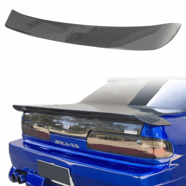 ModeloDrive Carbon Fiber DMA Trunk Spoiler Wing > Nissan 240SX 1989-1994 > 2dr Coupe