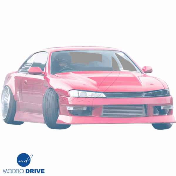 ModeloDrive Carbon Fiber ORI Headlight Housings 2pc > Nissan 240SX (S14) 1997-1998 - Image 6