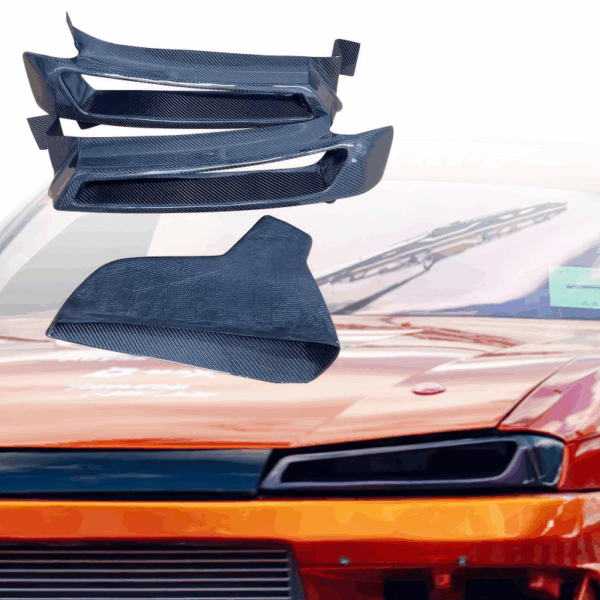ModeloDrive Carbon Fiber ORI Headlight Housings 2pc > Nissan 240SX (S14) 1997-1998 - Image 8