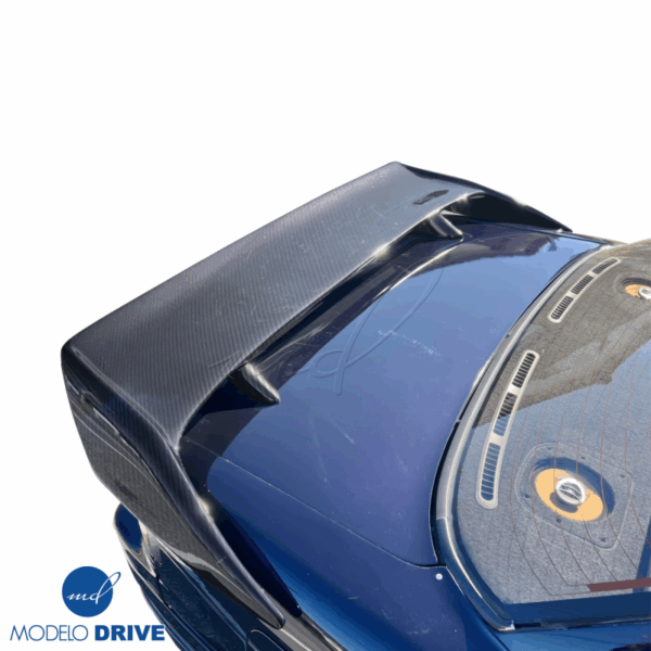 ModeloDrive Carbon Fiber 3POW Spoiler Wing > Nissan 240SX 1989-1994 > 2dr Coupe - Image 2