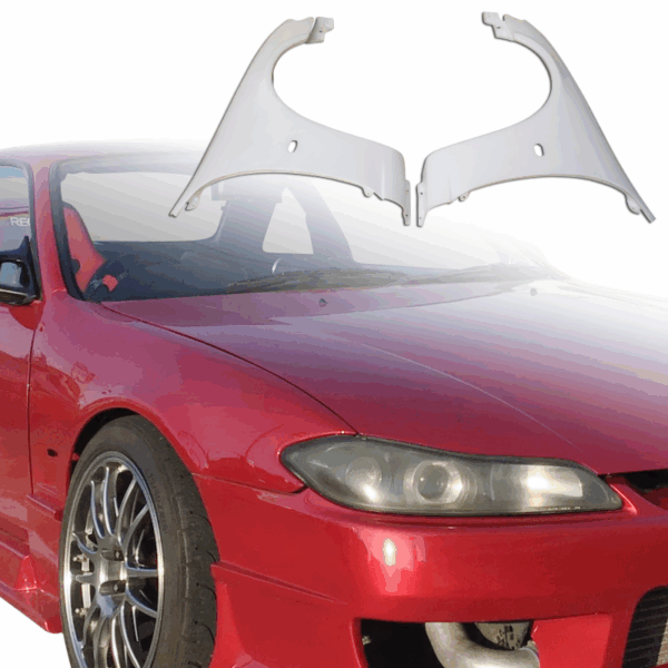 ModeloDrive FRP OER S14.5 Conversion Fenders (front) > Nissan 240SX (S14) 1995-1998 - Image 9