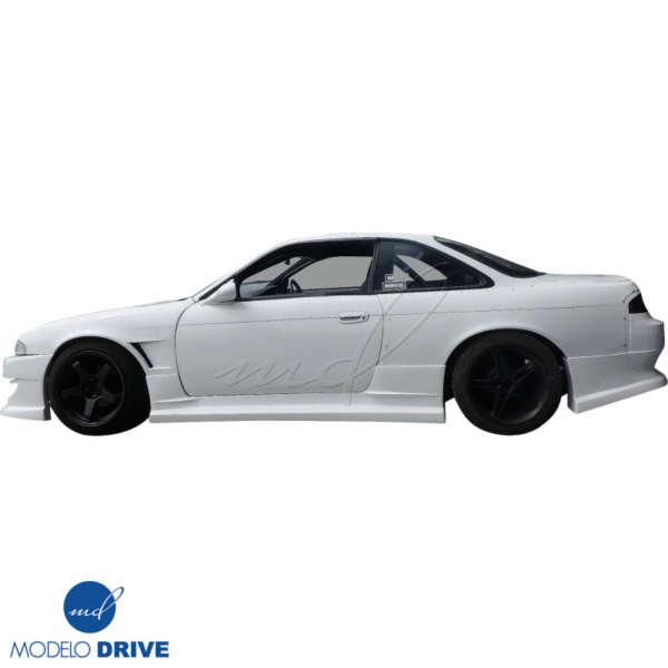 ModeloDrive FRP WOR9 v2 Side Skirts > Nissan 240SX (S14) 1995-1998 - Image 2