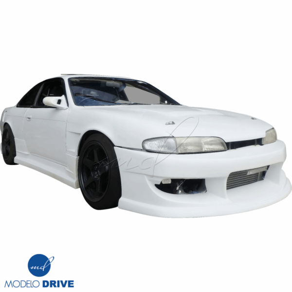 ModeloDrive FRP WOR9 v2 Side Skirts > Nissan 240SX (S14) 1995-1998 - Image 3