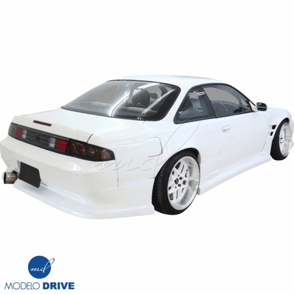 ModeloDrive FRP WOR9 v2 Rear Bumper > Nissan 240SX (S14) 1995-1998 - Image 2