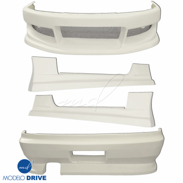 ModeloDrive FRP WOR9 v2 Body Kit 4pc > Nissan 240SX (S14) 1997-1998 - Image 5