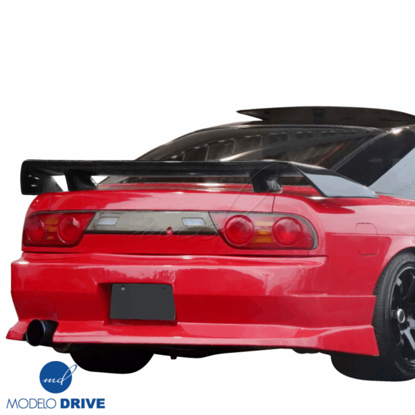 ModeloDrive Carbon Fiber 3POW Spoiler Wing > Nissan 240SX 1989-1994 > 3dr Hatch - Image 2