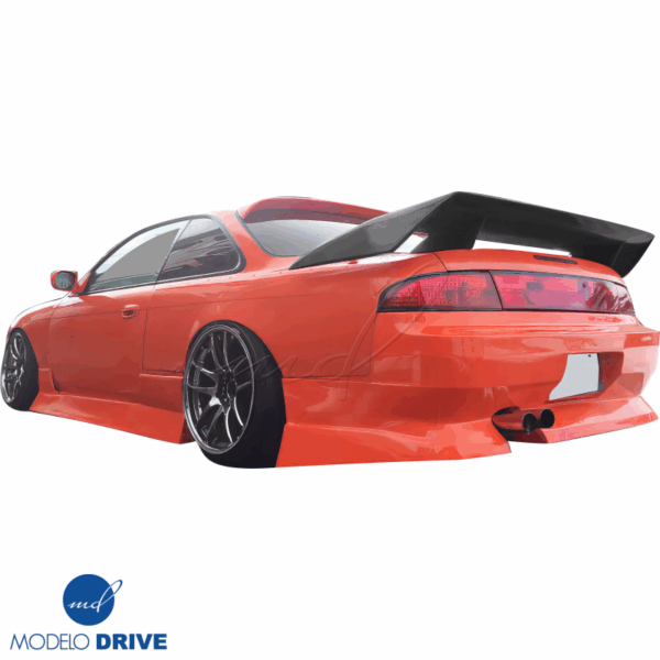 ModeloDrive Carbon Fiber 3POW Spoiler Wing > Nissan 240SX (S14) 1995-1998 - Image 2