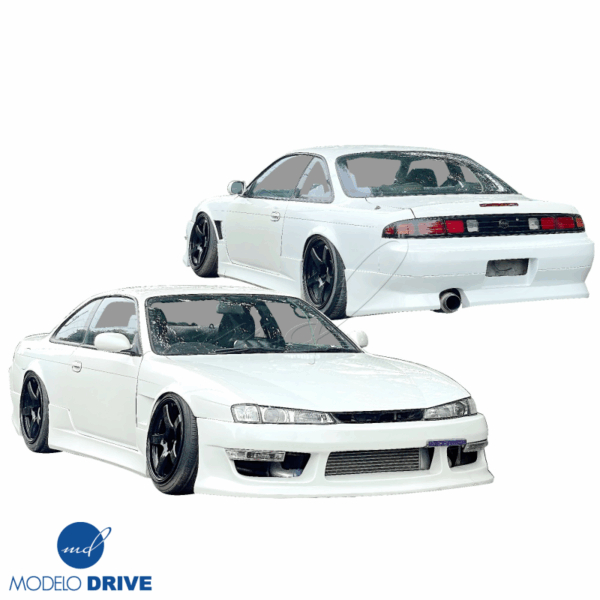 ModeloDrive FRP VERT Body Kit 4pc > Nissan 240SX (S14) 1997-1998 - Image 2
