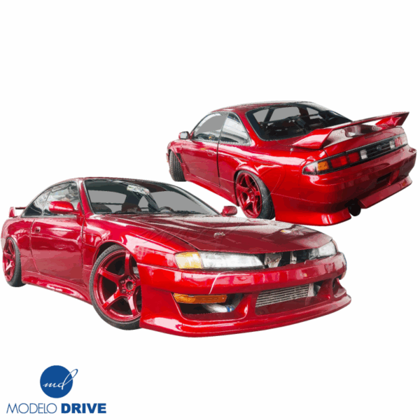 ModeloDrive FRP VERT Body Kit 4pc > Nissan 240SX (S14) 1997-1998 - Image 6