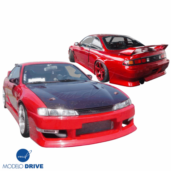 ModeloDrive FRP FKON Body Kit 4pc > Nissan 240SX (S14) 1997-1998 - Image 4