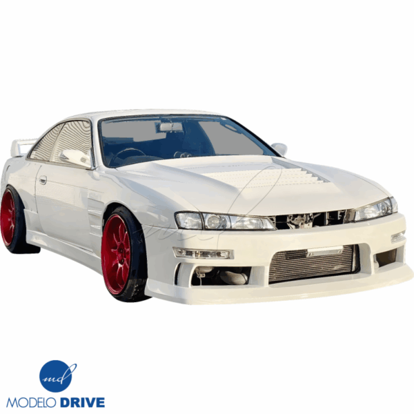 ModeloDrive FRP MSPO Front Bumper > Nissan 240SX (S14) 1997-1998 - Image 2